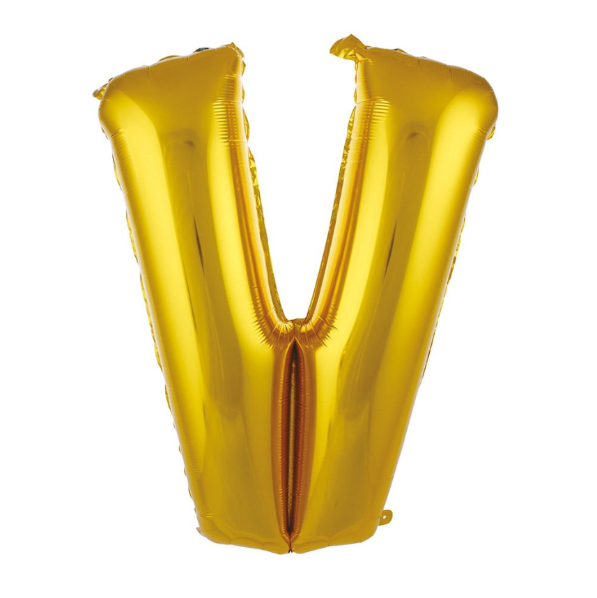 Folyo Balon Gold V 34 İnç 76 Cm